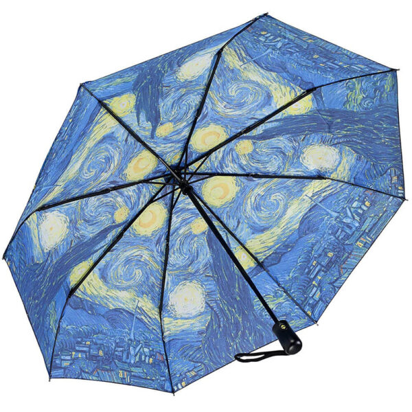 ร่ม van gogh monet star night แบบกำหนดเอง