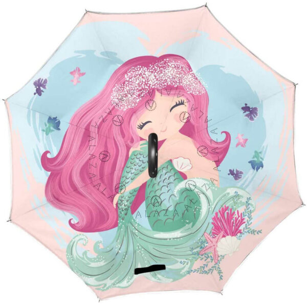ร่มแบบพลิกกลับได้ magic design แบบกำหนดเอง